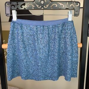 Girls light blue sequin skirt size 8